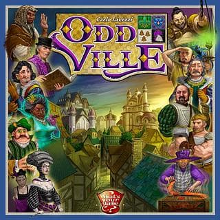 Portada juego de mesa OddVille