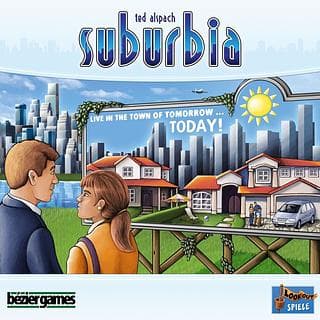 Portada juego de mesa Suburbia
