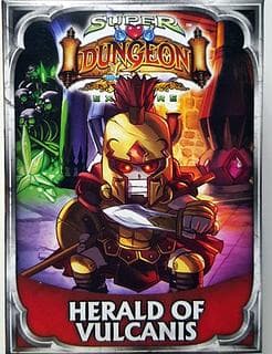Portada juego de mesa Super Dungeon Explore: Heraldo de Vulcanis