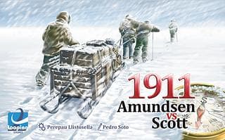 Portada juego de mesa 1911 Amundsen vs Scott