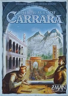 Portada juego de mesa The Palaces of Carrara