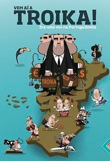 Portada juego de mesa ¡Que viene la troika!