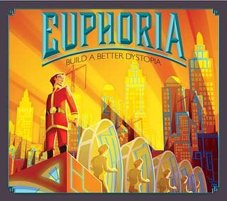 Portada juego de mesa Euphoria: Construye una distopía mejor