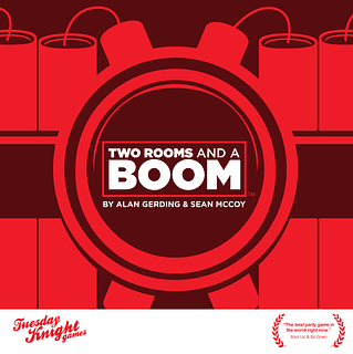 Portada juego de mesa Two Rooms and a Boom