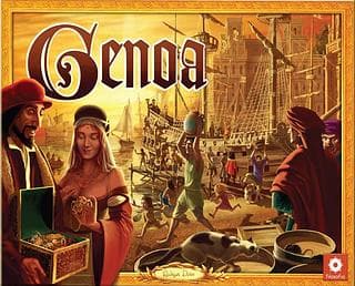 Portada juego de mesa Los mercaderes de Génova