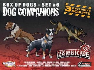 Portada juego de mesa Zombicide: Box of Dogs – Set #6: Dog Companions