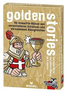 Portada juego de mesa Black Stories Junior: Golden Stories