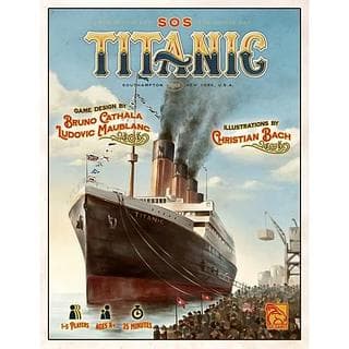 Portada juego de mesa SOS Titanic