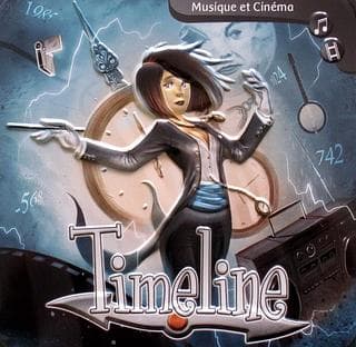 Portada juego de mesa Timeline: Música & cine