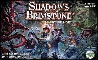 Portada juego de mesa Shadows of Brimstone: Swamps of Death
