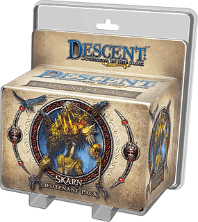 Portada juego de mesa Descent: Viaje a las Tinieblas (Segunda Edición) – Lugarteniente Skarn