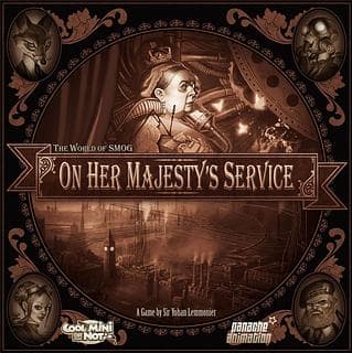 Portada juego de mesa The World of Smog: Al servicio de su majestad