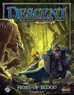 Portada juego de mesa Descent: Viaje a las tinieblas (Segunda edición) – Herederos de sangre