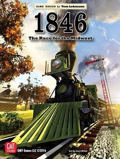 Portada juego de mesa 1846: The Race for the Midwest