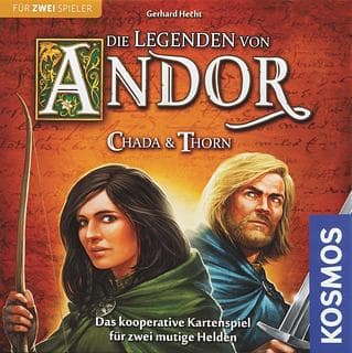 Portada juego de mesa Las Leyendas de Andor: Chada y Thorn