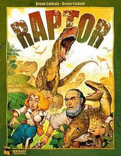 Portada juego de mesa Raptor