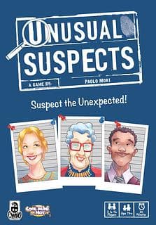 Portada juego de mesa Sospechosos Inhabituales