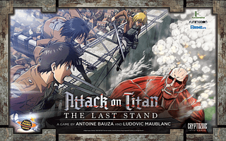 Portada juego de mesa Attack on Titan: La Última Batalla