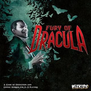 Portada juego de mesa La Furia de Drácula