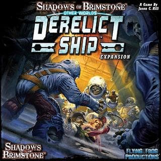 Portada juego de mesa Shadows of Brimstone: Other Worlds – Derelict Ship