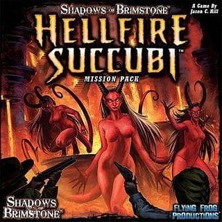 Portada juego de mesa Shadows of Brimstone: Hellfire Succubi Mission Pack