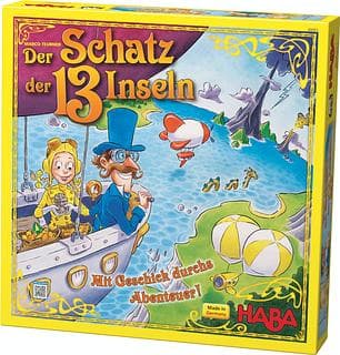 Portada juego de mesa El tesoro de las 13 islas