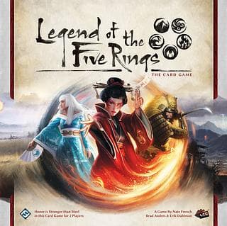 Portada juego de mesa La Leyenda de los Cinco Anillos: El Juego de Cartas