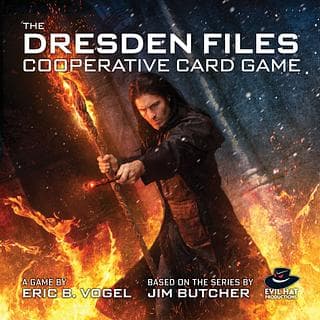 Portada juego de mesa The Dresden Files Cooperative Card Game