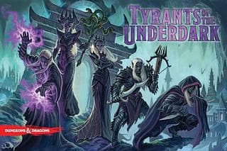 Portada juego de mesa Tiranos del Underdark