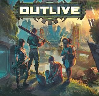 Portada juego de mesa Outlive