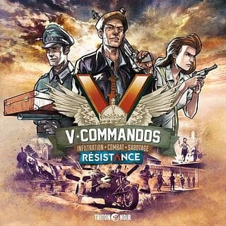 Portada juego de mesa V-Commandos: Résistance