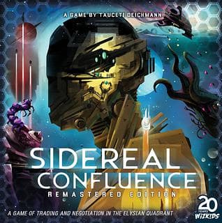 Portada juego de mesa Sidereal Confluence: Trading and Negotiation in the Elysian Quadrant