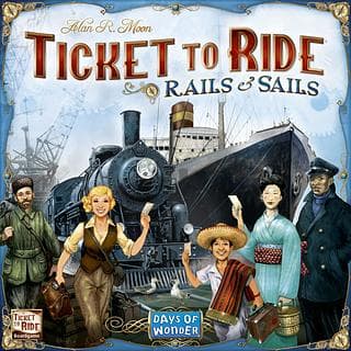 Portada juego de mesa ¡Aventureros al Tren! La Vuelta al Mundo