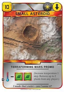 Portada juego de mesa Terraforming Mars: Pequeño Asteroide