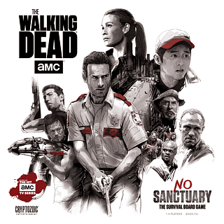 Portada juego de mesa The Walking Dead: No Sanctuary