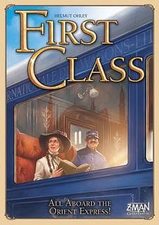 Portada juego de mesa Primera Clase: Un viaje en el Orient Express