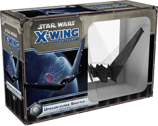 Portada juego de mesa Star Wars X-Wing: El juego de miniaturas – Lanzadera Clase Ípsilon – Pack de Expansión