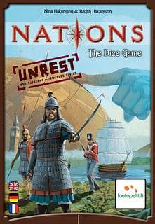 Portada juego de mesa Nations: The Dice Game – Unrest