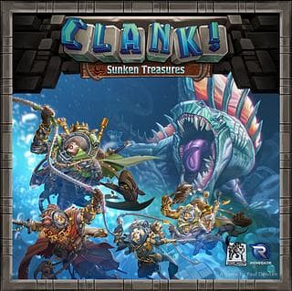 Portada juego de mesa Clank! Tesoros Sumergidos