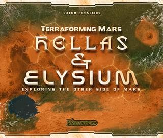 Portada juego de mesa Terraforming Mars: Hellas & Elysium