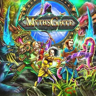 Portada juego de mesa Mythsgate