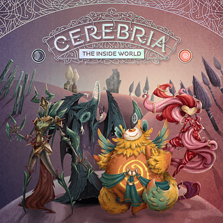 Portada juego de mesa Cerebria: The Inside World