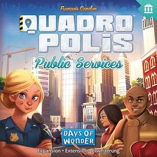 Portada juego de mesa Quadropolis: Public Services
