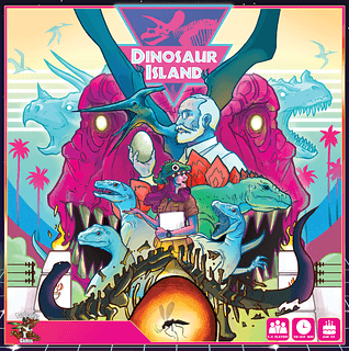 Portada juego de mesa Dinosaur Island