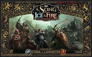 Portada juego de mesa Canción de hielo y fuego: El juego de miniaturas