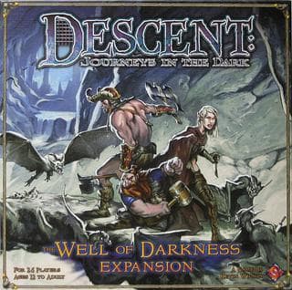 Portada juego de mesa Descent: El Pozo de las Tinieblas