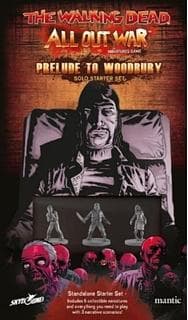 Portada juego de mesa The Walking Dead: All Out War – Prelude to Woodbury Solo Starter Set