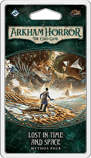 Portada juego de mesa Arkham Horror: El Juego de Cartas – Perdidos en el Tiempo y el Espacio: Paquete de Mitos