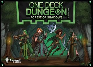 Portada juego de mesa One Deck Dungeon: Forest of Shadows