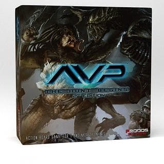 Portada juego de mesa Alien vs Predator: Comienza la caza (Segunda Edición)